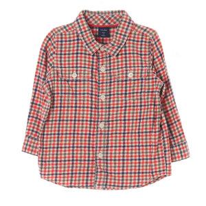 BABY GAP 갭 웨스턴 체크 더블포켓 플란넬 셔츠 KIDS_90
