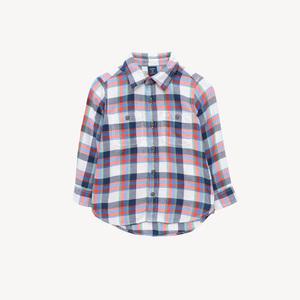 BABY GAP 갭 체크패턴 포켓 플란넬 셔츠 KIDS_4Y