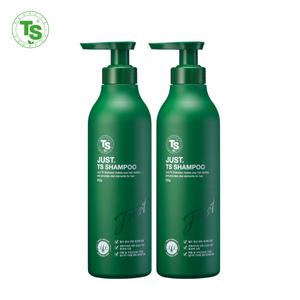 저스트TS 탈모증상비듬완화 샴푸 500g x 2개 미세먼지 세정