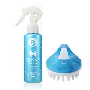 TS 써니 애견미스트 탈취제스프레이 강아지미스트 150ml 마사지브러쉬 포함