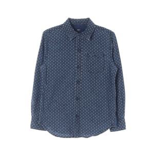 GAP 갭키즈 스몰 패턴 원포켓 롱슬리브 카라 셔츠 KIDS_130