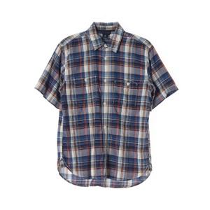 GAP 갭키즈 체크 패턴 스티치 라인 포켓 반팔 셔츠 KIDS_160
