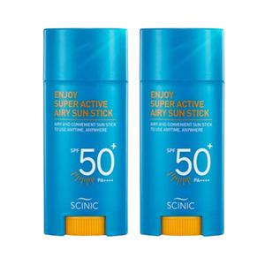 1+1 싸이닉 엔조이 슈퍼 액티브 에어리 썬스틱 SPF50+ 15g 워터프루프 스틱썬크림