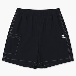 [하프클럽/르꼬끄 스포르티브]르꼬끄 레귤러핏 경량 스트레치 반바지 QP223THP51 BLK