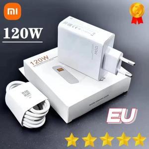 샤오미 오리지널 충전기 120W 67W 33W 고속 EU 벽 Gan 어댑터 Redmi 모델 용 USB 유형 C 케이블