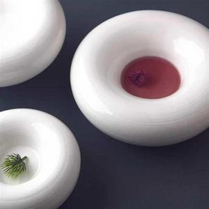 케이크 7인치 2단 높은 레스토랑 버블 분자요리 접시 업소용 한스 식기 오마카세