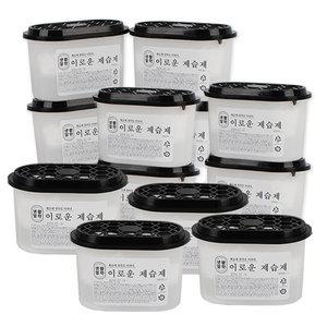국산 생활철학 강력한 제습제-12개 습기제거제 방습제 탈취제 옷장 이불장 곰팡이방지 좀벌레예방