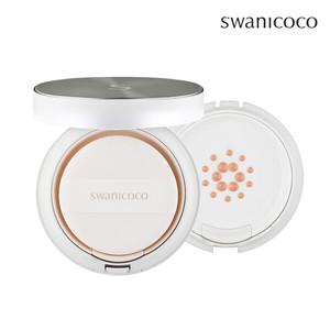 스와니코코 커버 픽싱 백조 화이트 팩트(라이트베이지/내추럴베이지) 본품+리필 SET /세미 글로우 커버