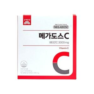 고려은단 메가도스C 비타민C 3000 3g 100포 x 3박스