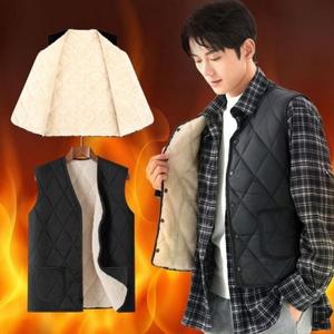 [라일리] Rly 남자 패딩조끼 윈터 겨울 방한 따뜻 양털 기모