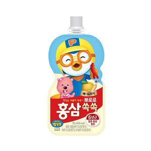 뽀로로 홍삼쏙쏙 배도라지 100ml 20개