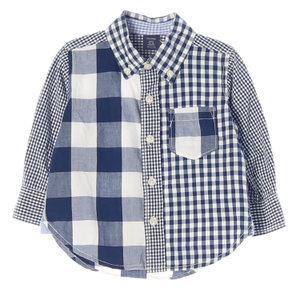 BABY GAP 베이비갭 배색 체크 원포켓 캐쥬얼 셔츠 KIDS_85