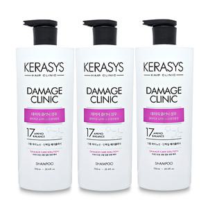 케라시스 데미지 클리닉 단백질 샴푸 750ml X 3개