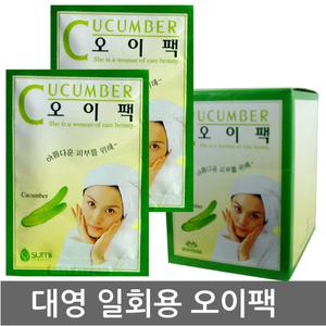 수미 워시오프 오이팩 10G x 20팩/일회용 오이/대영/일회용팩/워시오프팩/물로 씻어내는팩/마스크팩