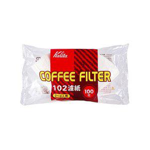 [기타]메가커피 칼리타 NK102 커피필터 2 4인용 화이트 100매입