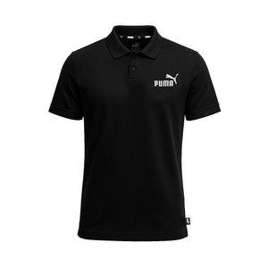 PUMA 에센셜 남성 반팔티 폴로티 카라티 블랙 586674-01