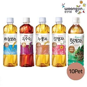 [웅진식품]웅진식품 차음료 500ml 10펫 하늘보리 헛개 누룽지 자색옥수수 결명자