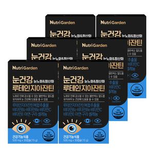 뉴트리가든 눈건강 루테인지아잔틴 6박스 총6개월분