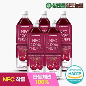 [참앤들황토농원]NFC착즙 타트체리주스 1L 5개