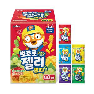 [보리보리/팔도]팔도 뽀로로 과일맛젤리 쁘띠 720g (18g 40개입)