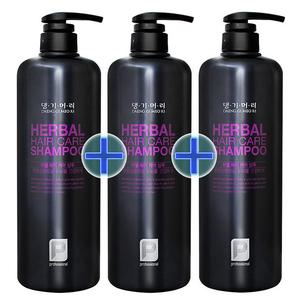 댕기머리 프로페셔널 허벌 헤어 케어 샴푸 1000ml 3개