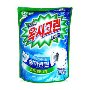 옥시크린 2.5kg 1개, 세탁보조제 살균 표백제 얼룩제거 선명
