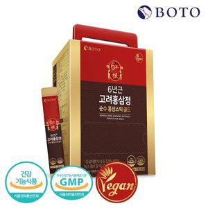 [보뚜] 6년근 고려홍삼정 순수 홍삼스틱 골드 (10g x 100포) 1박스 (총 3개월분) 대용량