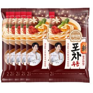 삼립 하이면 포차우동 얼큰한맛 424g 2인분 x10개 /가쓰오 완도김우동 라면 장칼국수