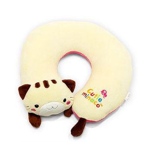고양이 얼굴 목쿠션 핑크 목베개 캐릭터 굿즈 여행 선물 크리스마스선물 귀여운캐릭터 생일선물