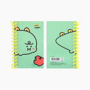 [OFM784PT]니니즈 미니 스프링수첩  죠르디 75x120mm 40매