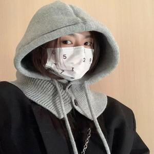 [하프클럽/다잇템]여자 버튼 바라클라바 FW 필수템 보온 넥 워머