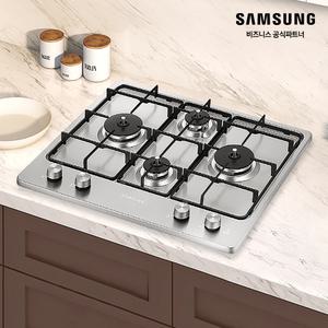 삼성 가스레인지 4구 NA64K7140NS Knob 다이얼 스테인레스 스틸 가스렌지 실버/