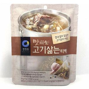 청정원 맛선생 수육 티백 고기냄새제거 한방티 천연조미료 마 만능 육수 멸치 요리 고기 다시팩 사골 국물