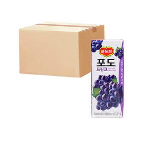 델몬트 포도 드링크 190ml 24팩 2박스 48팩