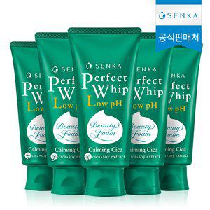 센카 퍼펙트 휩 로우 pH 카밍 시카 100g 5개
