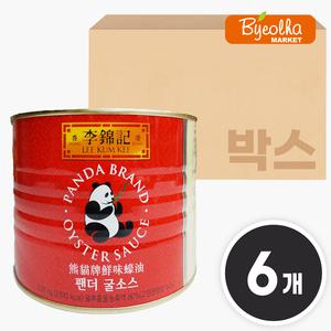 JW_이금기 팬더 굴소스 캔 2.27kg x (6개) / 1박스_업소용 대용량 중식 중국요리 볶음 팟타이
