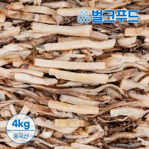 중국산 오징어채 S2 4kg 냉동 손질 수입 오징어