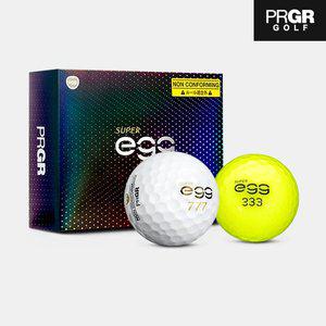 [PRGR]2024 PRGR 슈퍼 에그 고반발 비거리 골프볼 비거리용 골프공[2피스/12알][2COLORS]