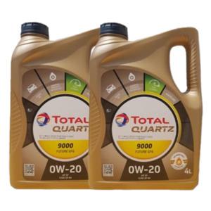 토탈쿼츠 엔진오일 9000 퓨쳐 GF6 0W20 4L x2개