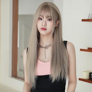 키라비 가발 여성 통가발 스트레이트 긴머리 64cm KPE-412