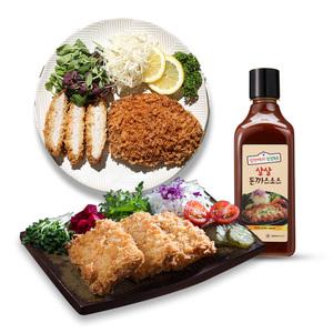 한돈 통등심120g(5장) + 생선까스10장 + 돈까스소스(100g)