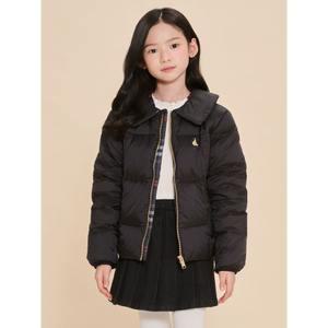 [BEANPOLE KIDS]여아 덕다운 숏 경량패딩  블랙(BI4838G045)
