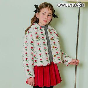 [보리보리/올리반]로즈뽀글이크롭점퍼(레드)