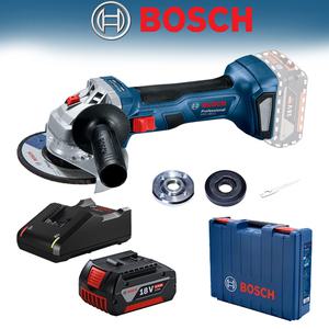 BOSCH GWS 브러시리스 앵글 연마기 무선 그라인딩 커팅 머신 폴리셔 전동 공구 배터리 충전기 세트 180-LI