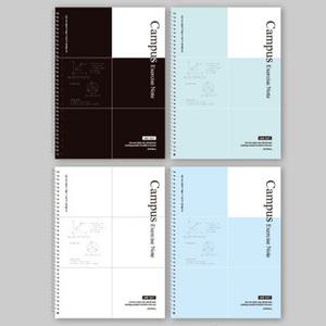 덕플러스문구 6분할 연습장 캠퍼스 노트 (색상랜덤)