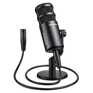 MAONO XLR 팟캐스트 마이크, 보컬 녹음, 스트리밍, 음성 오버, 격리 기술, 메탈 오디오 인터페이스, 믹서, 사운드 카드-PD100용 카디오이드 스튜디오 다이내믹 마이크