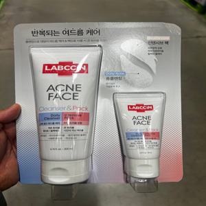 트레이더스 랩신 아크네 클렌징 폼&팩 200ml+50ml 모공관리 저자극 폼클렌징