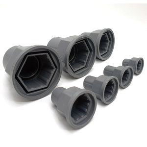PVC 볼트캡 M9 1봉 500개 앤드 앙카 너트 플라스틱 앙카캡