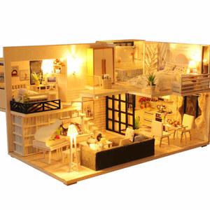 인형 집 나무 가구 미니어처 DIY 방 장난감 어린이용