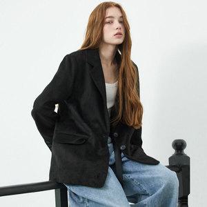 오버핏 스웨이드 테일러드 자켓_KSJK250105